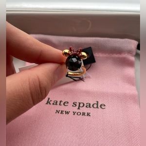 Kate Spade | Disney x Kate Spade new york | Minnie Mouse ring | NWT